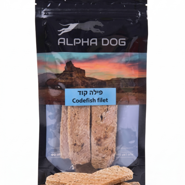 חטיף אלפא דוג פילה קוד 80 גרם