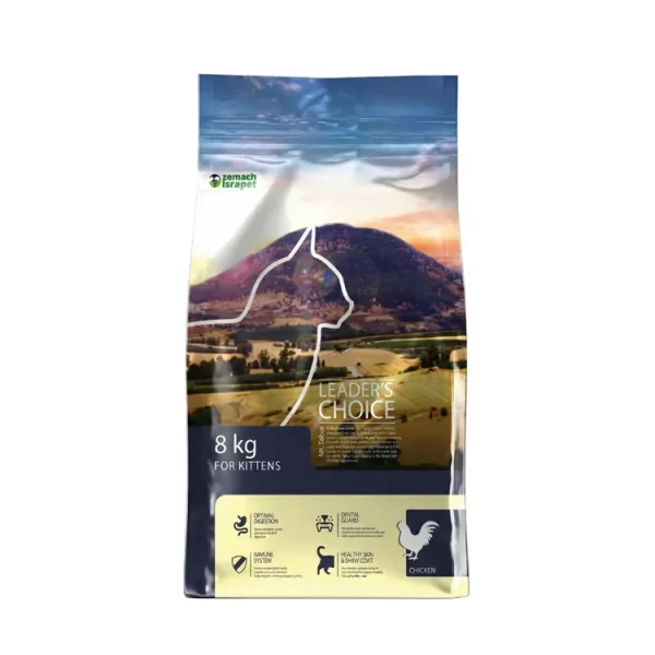 לידר צ'ויס מזון לגורי חתולים קיטן 8 קילוגרם