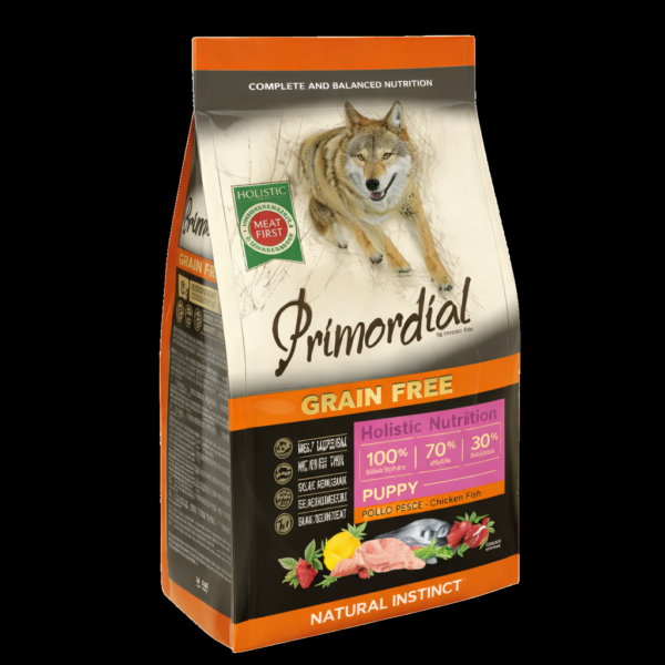 פרימורדיאל כלב גור עוף ודגי ים 2 קילוגרם