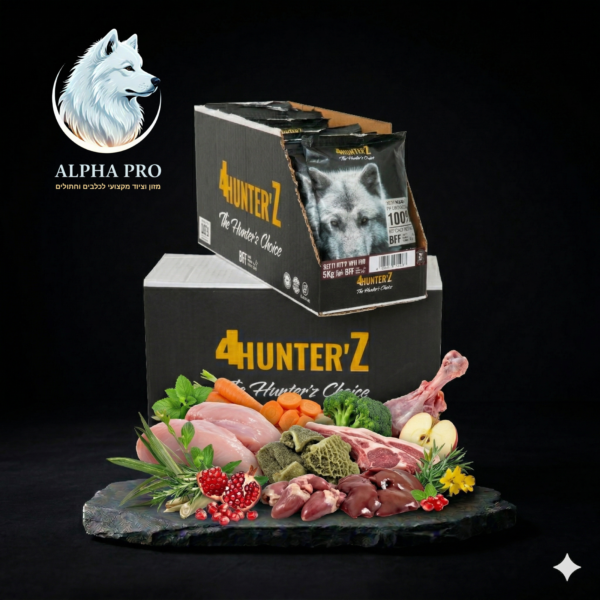 מארז פור האנטרז הודו טלה + קירשה 6 קילוגרם