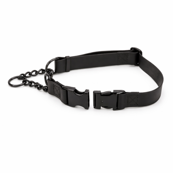 FDT קולר חצי חנק ביאוטן - קליפס בצבע שחור